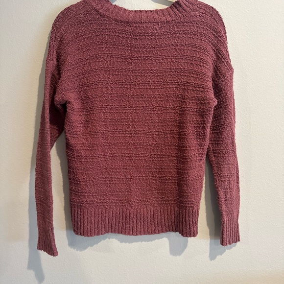 C&C California V-Neck Sweater - Dusty Rose - Picture 5 of 7